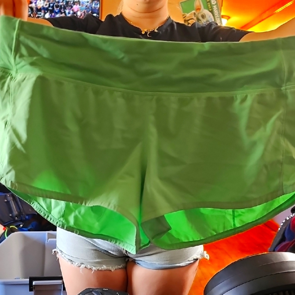 Green Athletic Shorts
